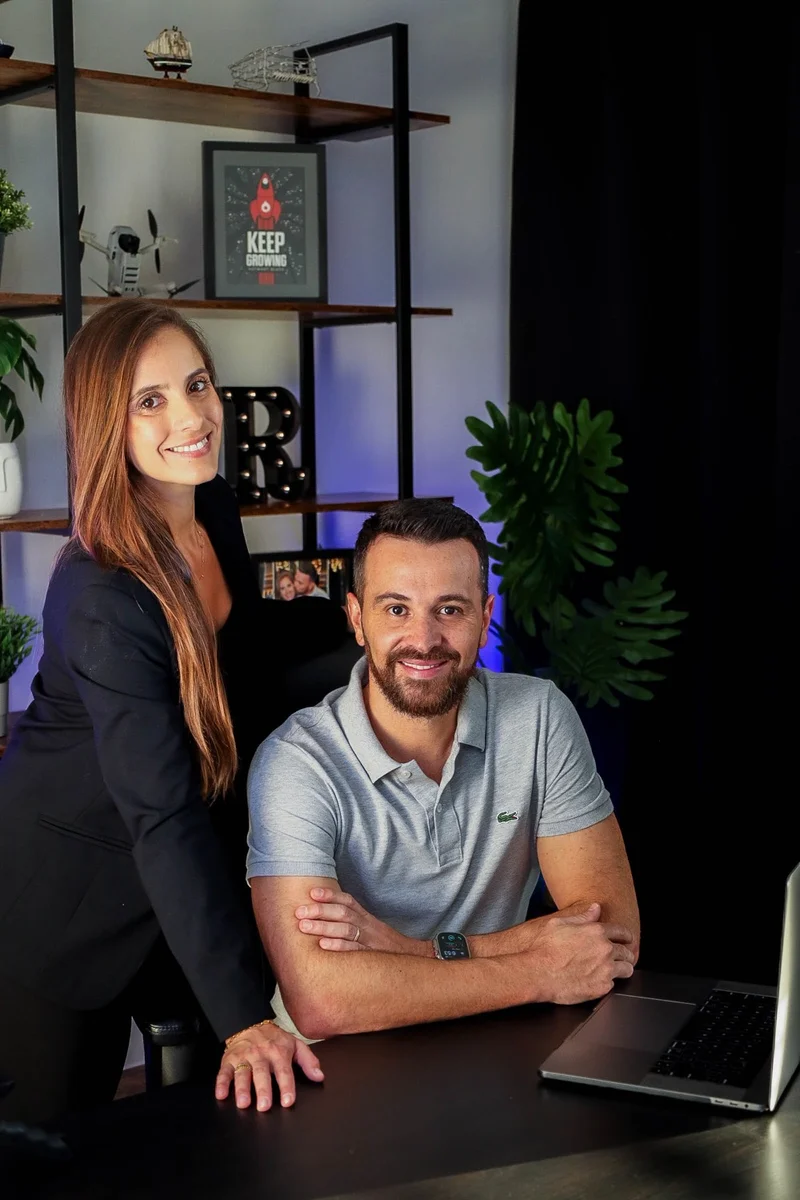 Léo e Patrícia, criadores do PLANO ITÁLIA.