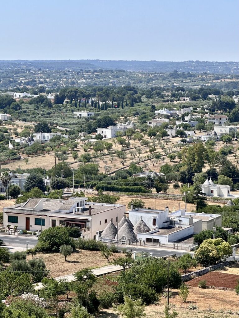 Vista do Vale d’Itria na região de Cisternino, na Puglia
