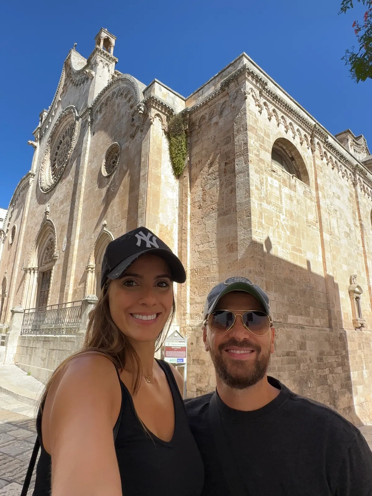 Catedral de Ostuni no centro histórico da cidade